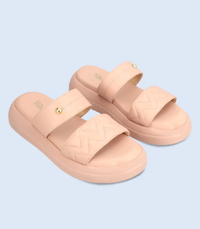 BW9969-PEACH-Women Comfort Slipper