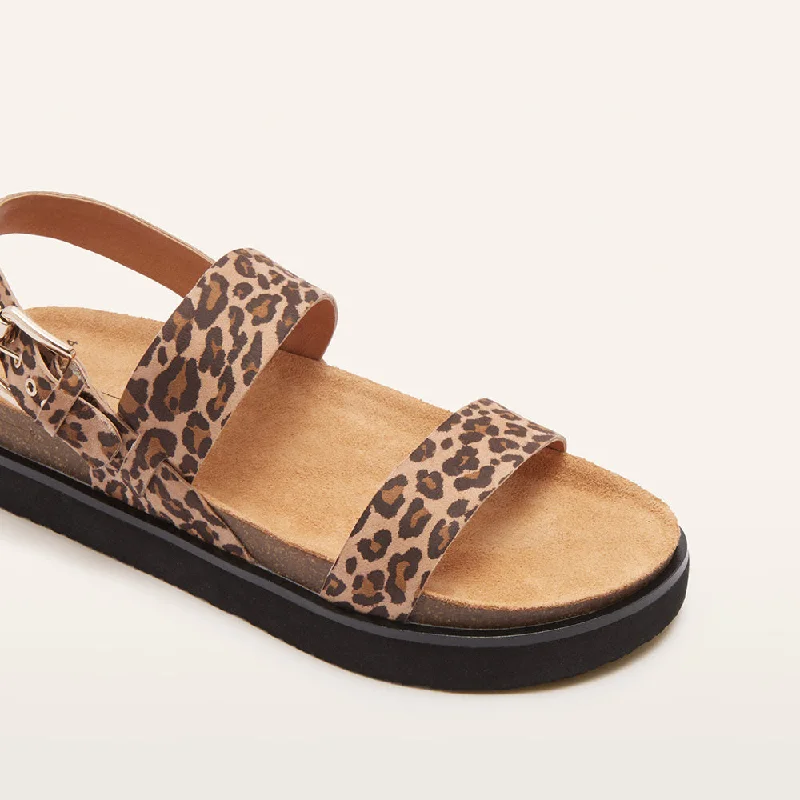 Hunter Camel Leopard Print