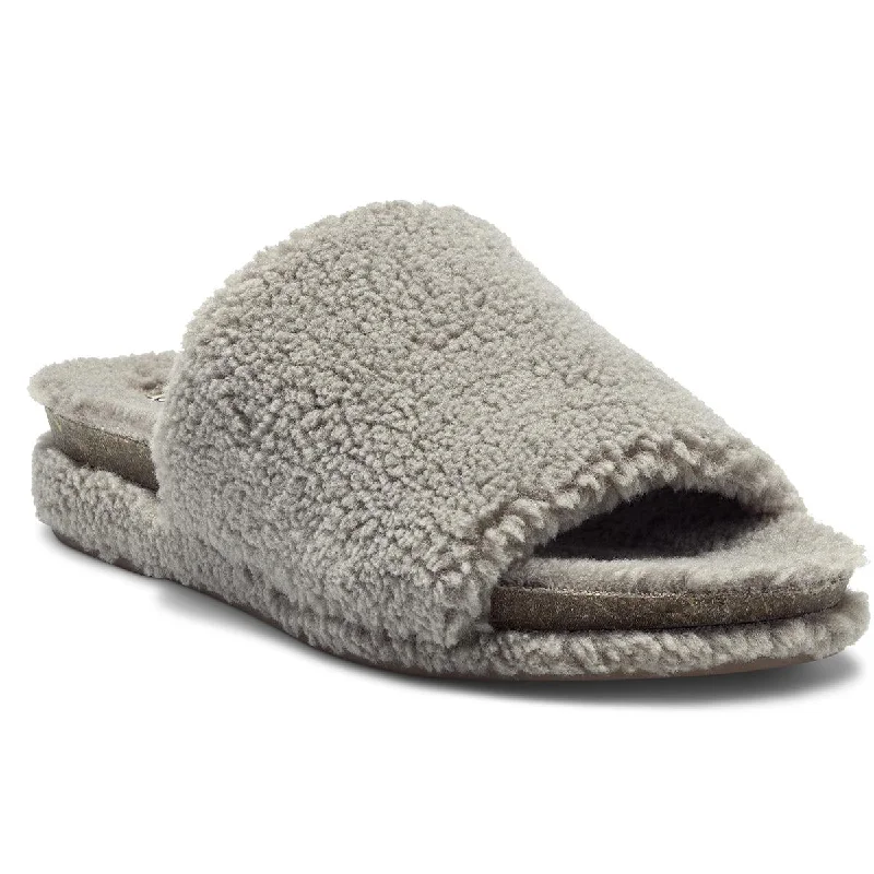 Lucky Brand Gadini Women's Faux Shearling Open Toe Slide Slippers