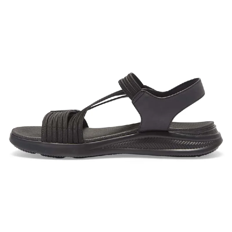 Neon Sandal in Black On Black