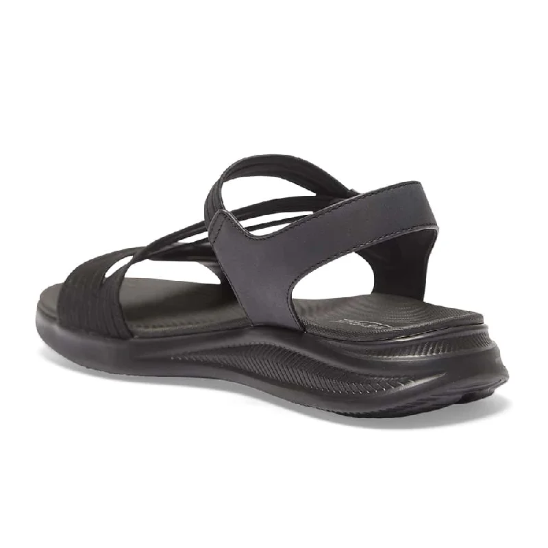 Neon Sandal in Black On Black