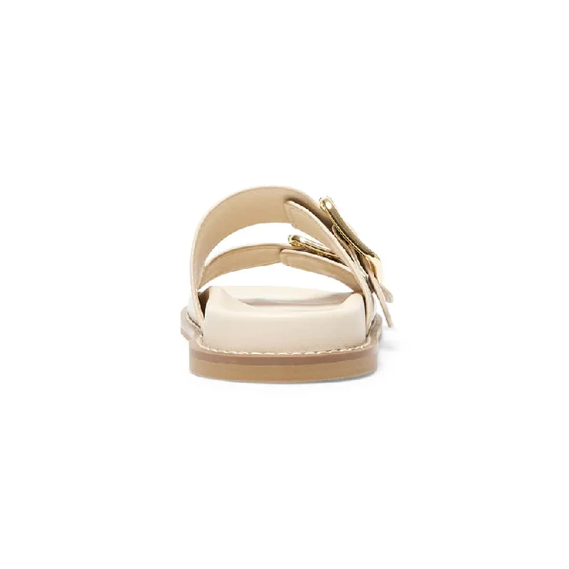 Randall Slide in Nude Leather