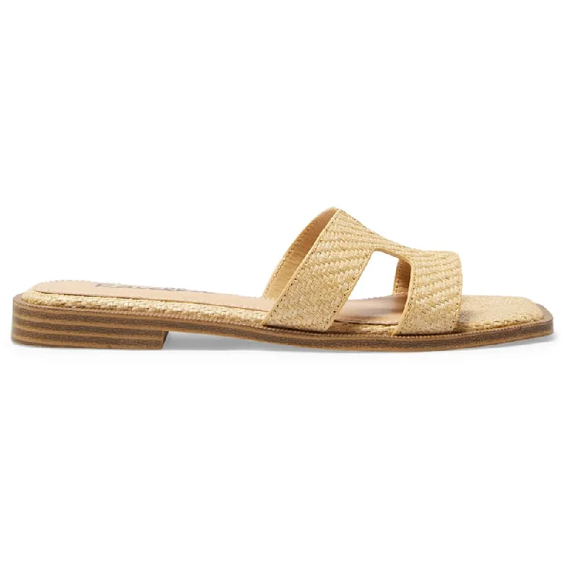 Rhodes Slide in Natural Raffia