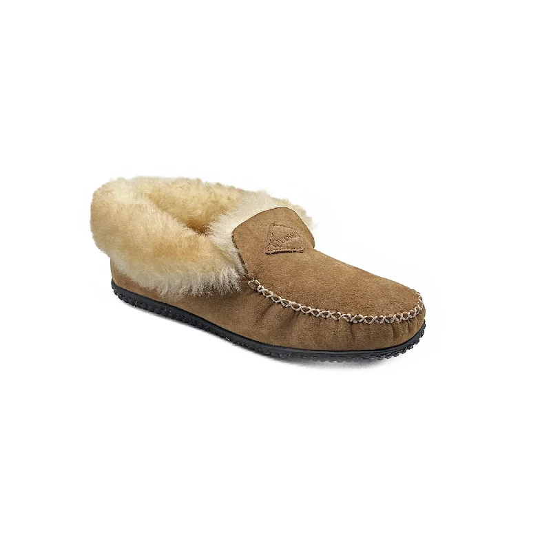 In Stock Women’s Cuddle ESQ Slipper: Chestnut